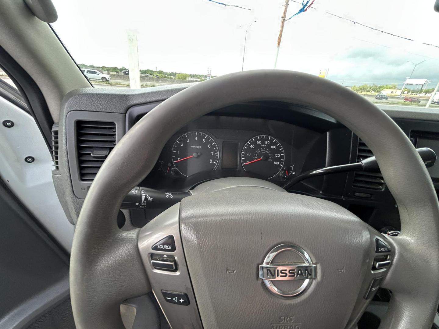 2017 White Nissan NV Cargo 1500 SV (1N6BF0KM7HN) with an 4.0L V6 engine, 5A transmission, located at 1687 Business 35 S, New Braunfels, TX, 78130, (830) 625-7159, 29.655487, -98.051491 - Photo#11
