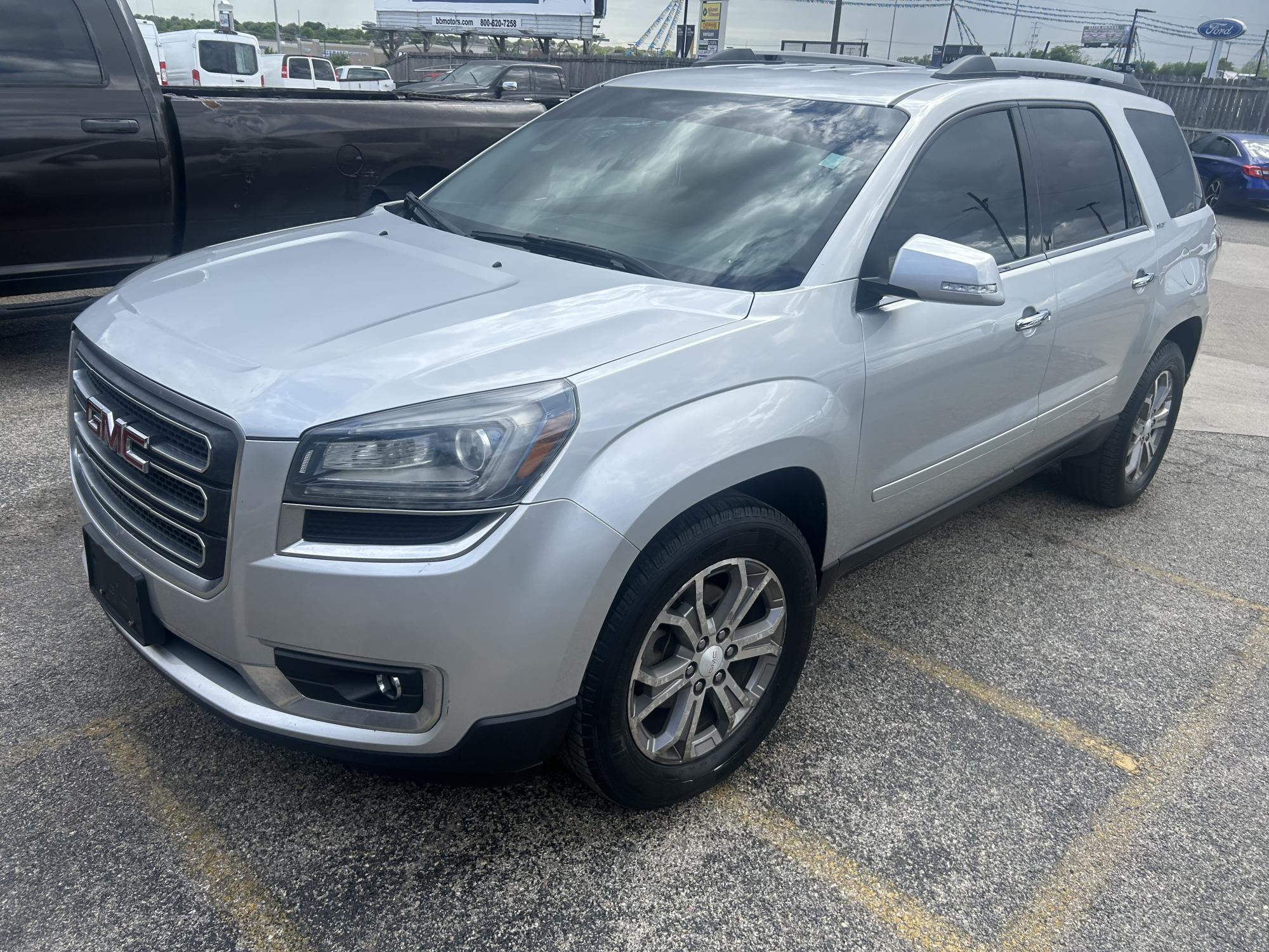 Silver 2016 GMC Acadia SLT-1 FWD SUV / Crossover Front-Wheel Drive Automatic