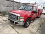 2008 Red Ford F-250 SD XL SuperCab 2WD (1FDSX20518E) with an 5.4L V8 SOHC 16V engine, located at 1687 Business 35 S, New Braunfels, TX, 78130, (830) 625-7159, 29.655487, -98.051491 - Photo#0