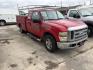 2008 Red Ford F-250 SD XL SuperCab 2WD (1FDSX20518E) with an 5.4L V8 SOHC 16V engine, located at 1687 Business 35 S, New Braunfels, TX, 78130, (830) 625-7159, 29.655487, -98.051491 - Photo#1