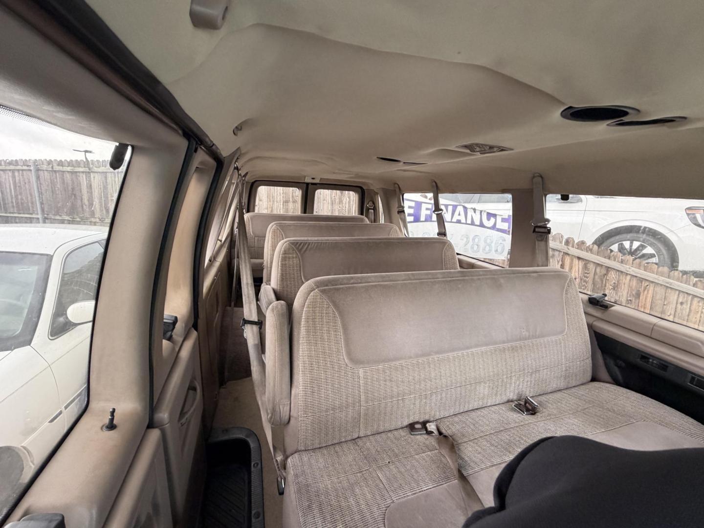 1997 Ford Club Wagon XL Super (1FBJS31S1VH) with an 6.8L V10 SOHC 20V engine, 4-Speed Automatic Overdrive transmission, located at 1687 Business 35 S, New Braunfels, TX, 78130, (830) 625-7159, 29.655487, -98.051491 - Photo#4