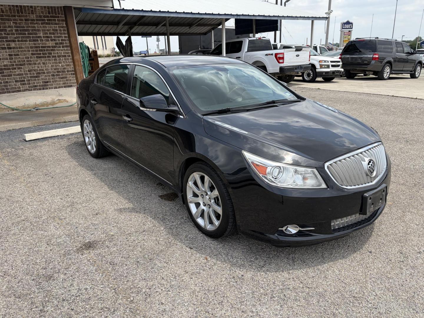 2011 Black Buick LaCrosse CXS (1G4GE5GD7BF) with an 3.6L V6 DOHC 24V engine, 6-Speed Automatic Overdrive transmission, located at 1687 Business 35 S, New Braunfels, TX, 78130, (830) 625-7159, 29.655487, -98.051491 - Photo#1