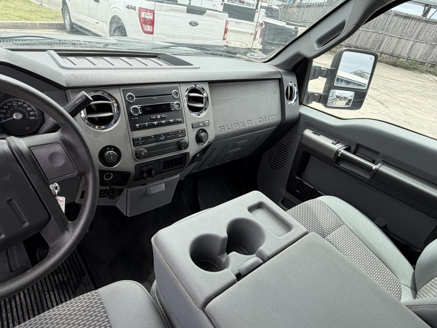 2012 Gray Ford F-250 SD Lariat SuperCab 2WD (1FT7X2A6XCE) with an 6.2L V8 OHV 16V engine, 6-Speed Automatic transmission, located at 1687 Business 35 S, New Braunfels, TX, 78130, (830) 625-7159, 29.655487, -98.051491 - Photo#11