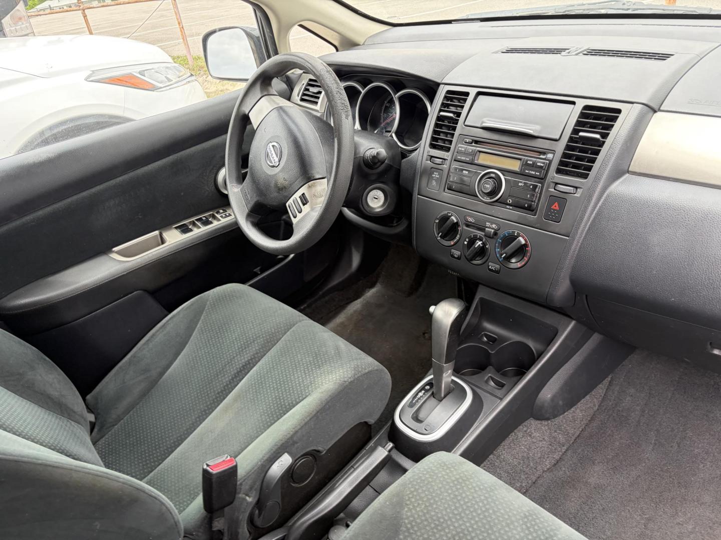 2011 Black Nissan Versa 1.8 S Hatchback (3N1BC1CP1BL) with an 1.8L L4 DOHC 16V engine, located at 1687 Business 35 S, New Braunfels, TX, 78130, (830) 625-7159, 29.655487, -98.051491 - Photo#3