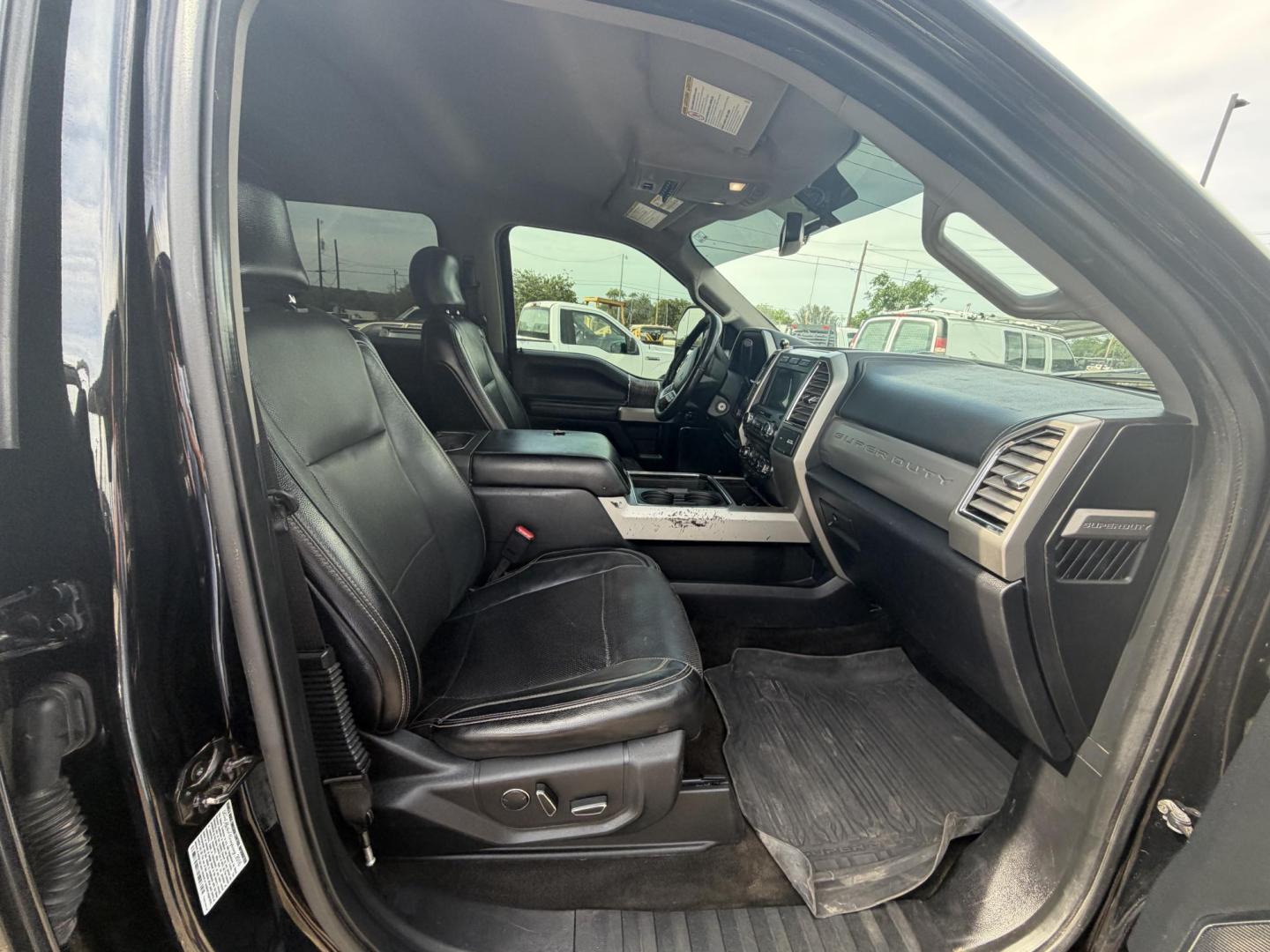 2017 Black Ford F-350 SD Lariat Crew Cab Long Bed DRW 4WD (1FT8W3DT5HE) with an 6.7L V8 OHV 16V DIESEL engine, 6A transmission, located at 1687 Business 35 S, New Braunfels, TX, 78130, (830) 625-7159, 29.655487, -98.051491 - Photo#2