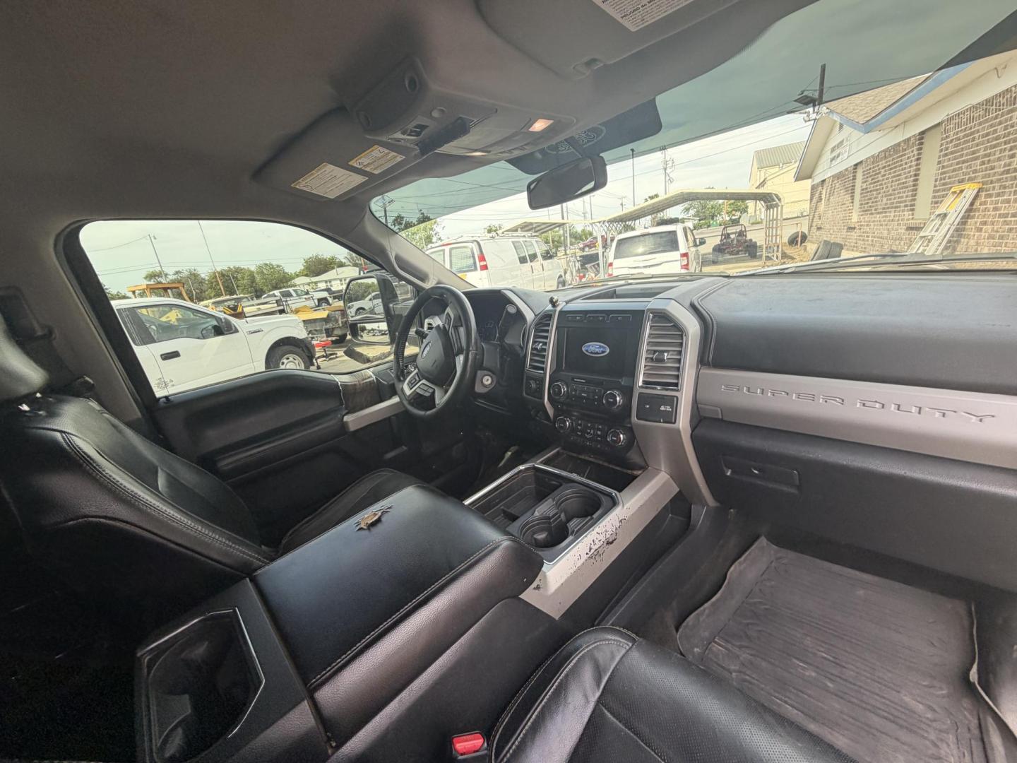 2017 Black Ford F-350 SD Lariat Crew Cab Long Bed DRW 4WD (1FT8W3DT5HE) with an 6.7L V8 OHV 16V DIESEL engine, 6A transmission, located at 1687 Business 35 S, New Braunfels, TX, 78130, (830) 625-7159, 29.655487, -98.051491 - Photo#3