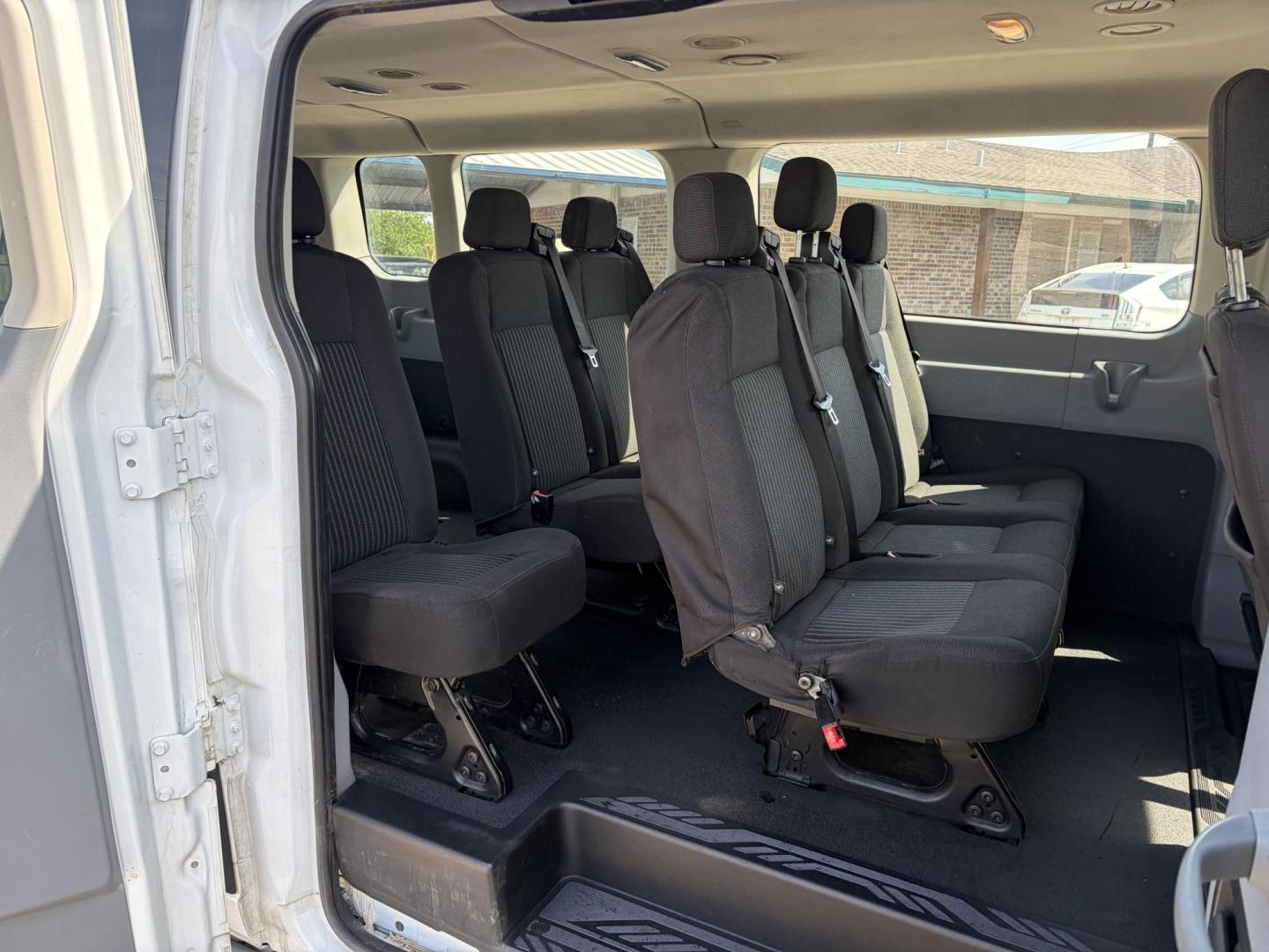 2017 White Ford Transit 350 Wagon Low Roof XLT 60/40 Pass. 148-in. WB (1FBZX2ZM4HK) with an 3.7L V6 DOHC 24V engine, 6A transmission, located at 1687 Business 35 S, New Braunfels, TX, 78130, (830) 625-7159, 29.655487, -98.051491 - Photo#4