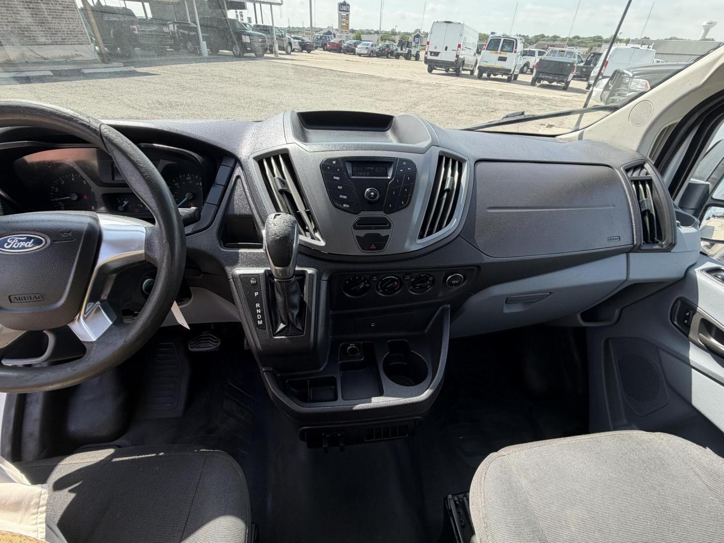 2017 White Ford Transit 350 Wagon Low Roof XLT 60/40 Pass. 148-in. WB (1FBZX2ZM4HK) with an 3.7L V6 DOHC 24V engine, 6A transmission, located at 1687 Business 35 S, New Braunfels, TX, 78130, (830) 625-7159, 29.655487, -98.051491 - Photo#10