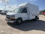 2019 White Chevrolet Express G3500 139" (1HA3GRCG3KN) with an 6.0L V8 OHV 16V FFV engine, 6A transmission, located at 1687 Business 35 S, New Braunfels, TX, 78130, (830) 625-7159, 29.655487, -98.051491 - Photo#0