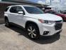 2018 White Chevrolet Traverse LT Leather FWD (1GNERHKW8JJ) with an 3.6L V6 DOHC 24V engine, 9A transmission, located at 1687 Business 35 S, New Braunfels, TX, 78130, (830) 625-7159, 29.655487, -98.051491 - Photo#1