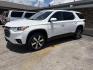 2018 White Chevrolet Traverse LT Leather FWD (1GNERHKW8JJ) with an 3.6L V6 DOHC 24V engine, 9A transmission, located at 1687 Business 35 S, New Braunfels, TX, 78130, (830) 625-7159, 29.655487, -98.051491 - Photo#0
