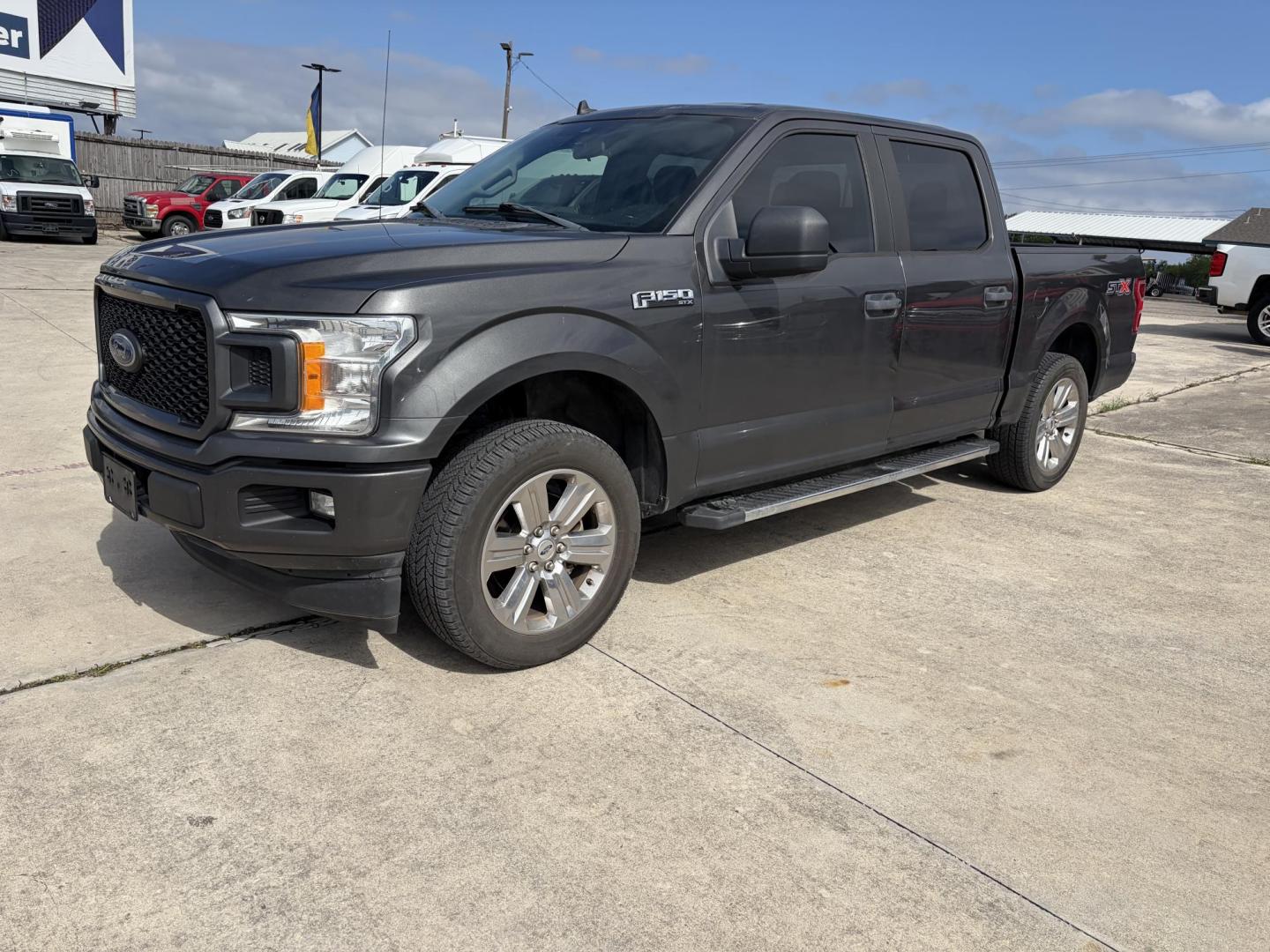 2020 Gray Ford F-150 STX SuperCrew 5.5-ft. 2WD (1FTEW1CP9LK) with an 2.7L V6 DOHC 24V engine, 6A transmission, located at 1687 Business 35 S, New Braunfels, TX, 78130, (830) 625-7159, 29.655487, -98.051491 - Photo#0