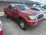 2013 Red Toyota Tacoma PreRunner Double Cab V6 Auto 2WD (3TMJU4GN5DM) with an 4.0L V6 DOHC 24V engine, 5-Speed Automatic transmission, located at 1687 Business 35 S, New Braunfels, TX, 78130, (830) 625-7159, 29.655487, -98.051491- Photo#1