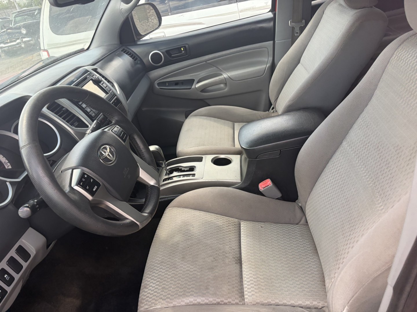 2013 Red Toyota Tacoma PreRunner Double Cab V6 Auto 2WD (3TMJU4GN5DM) with an 4.0L V6 DOHC 24V engine, 5-Speed Automatic transmission, located at 1687 Business 35 S, New Braunfels, TX, 78130, (830) 625-7159, 29.655487, -98.051491- Photo#11