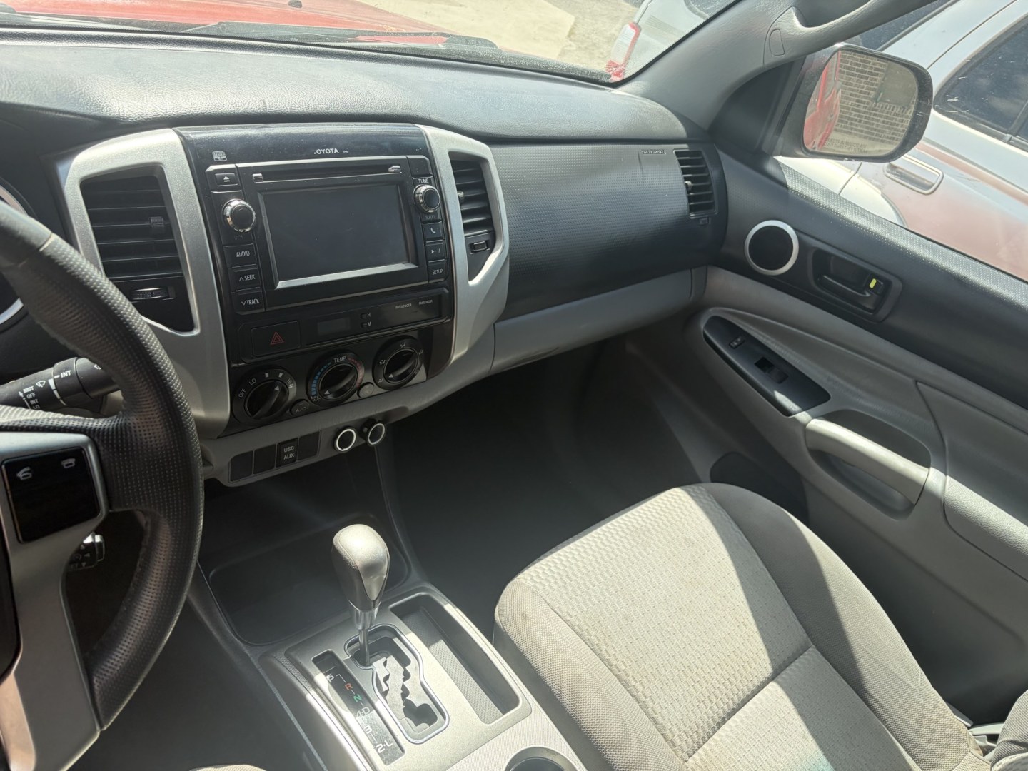 2013 Red Toyota Tacoma PreRunner Double Cab V6 Auto 2WD (3TMJU4GN5DM) with an 4.0L V6 DOHC 24V engine, 5-Speed Automatic transmission, located at 1687 Business 35 S, New Braunfels, TX, 78130, (830) 625-7159, 29.655487, -98.051491- Photo#12