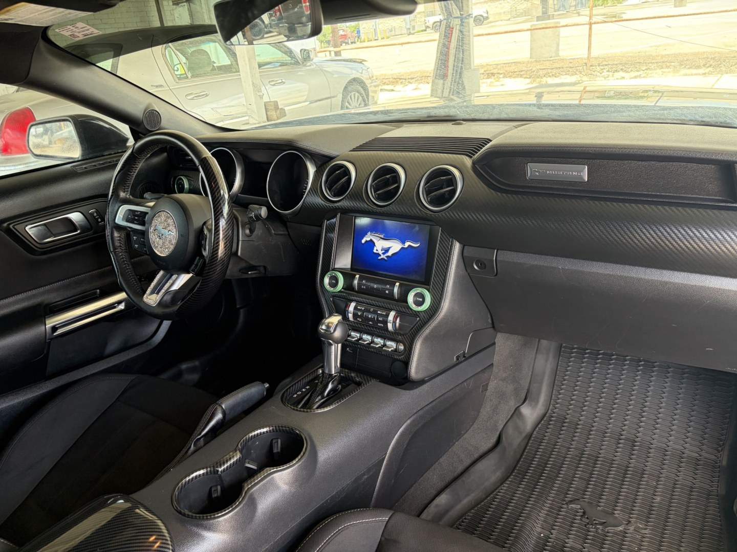 2022 Black Ford Mustang EcoBoost Coupe (1FA6P8TH0N5) with an 2.3L L4 DOHC 16V engine, located at 1687 Business 35 S, New Braunfels, TX, 78130, (830) 625-7159, 29.655487, -98.051491- Photo#3