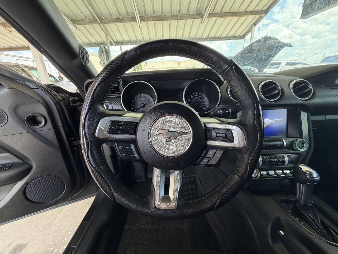2022 Black Ford Mustang EcoBoost Coupe (1FA6P8TH0N5) with an 2.3L L4 DOHC 16V engine, located at 1687 Business 35 S, New Braunfels, TX, 78130, (830) 625-7159, 29.655487, -98.051491- Photo#11