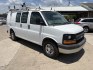 2014 White Chevrolet Express 2500 Cargo (1GCWGFCA1E1) with an 4.8L V8 OHV 16V engine, 6-Speed Automatic transmission, located at 1687 Business 35 S, New Braunfels, TX, 78130, (830) 625-7159, 29.655487, -98.051491- Photo#1