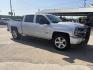 2018 Silver Chevrolet Silverado 1500 LT Crew Cab Long Box 4WD (3GCUKREC2JG) with an 5.3L V8 OHV 16V engine, 6A transmission, located at 1687 Business 35 S, New Braunfels, TX, 78130, (830) 625-7159, 29.655487, -98.051491- Photo#1
