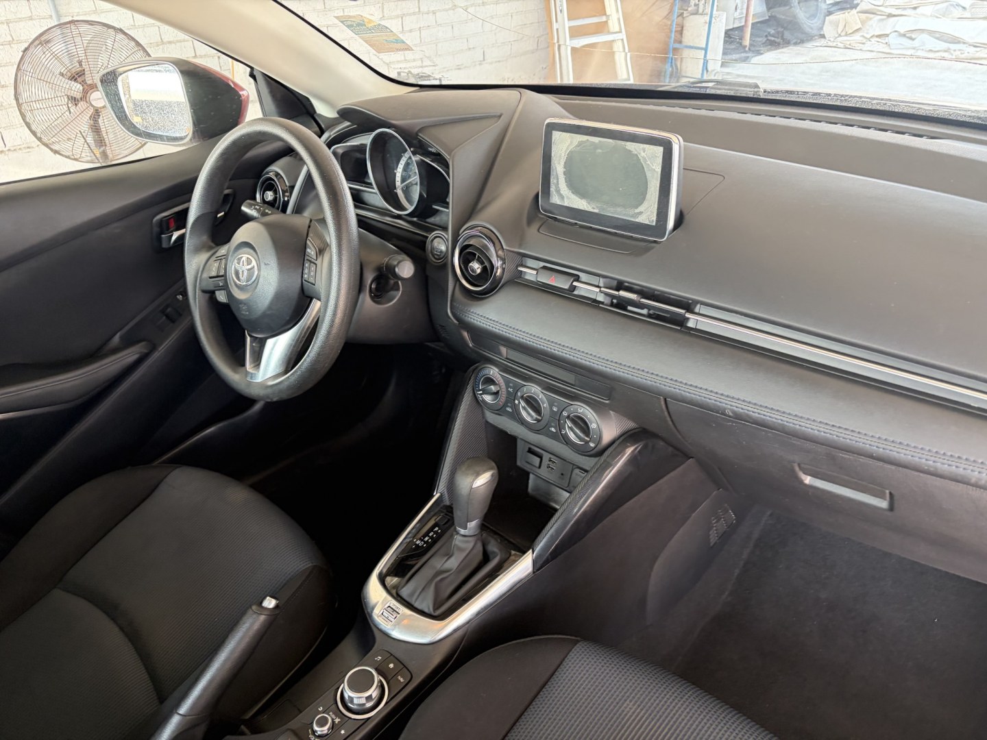 2017 Red Scion Yaris iA iA (3MYDLBYV8HY) with an 1.5L L4 DOHC 16V engine, 6A transmission, located at 1687 Business 35 S, New Braunfels, TX, 78130, (830) 625-7159, 29.655487, -98.051491- Photo#3