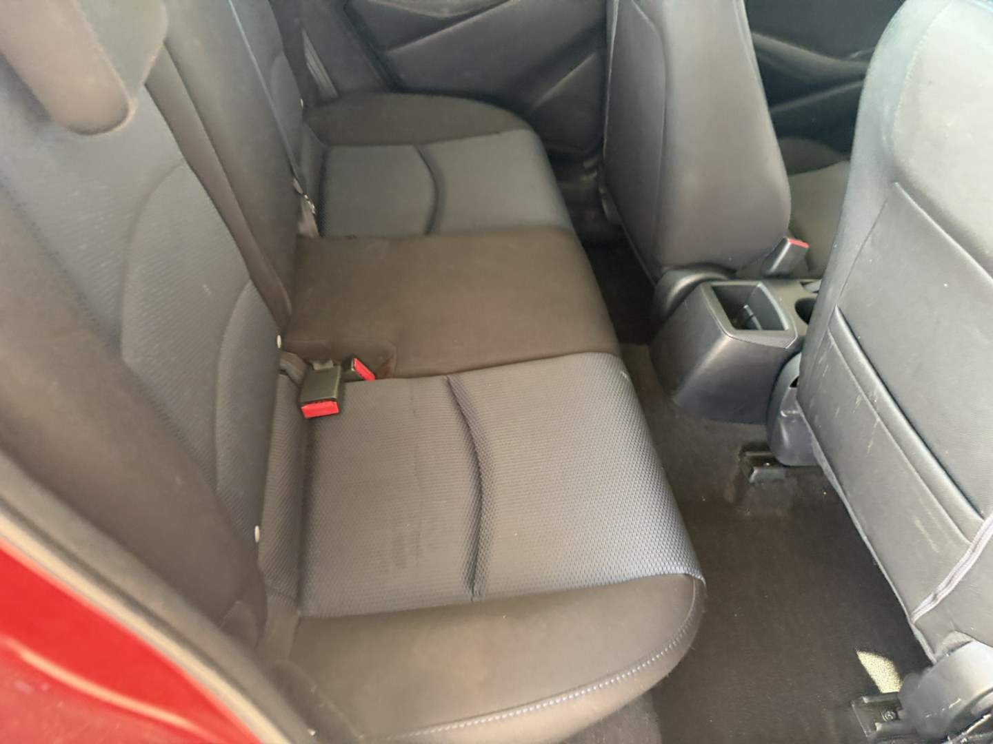 2017 Red Scion Yaris iA iA (3MYDLBYV8HY) with an 1.5L L4 DOHC 16V engine, 6A transmission, located at 1687 Business 35 S, New Braunfels, TX, 78130, (830) 625-7159, 29.655487, -98.051491- Photo#5