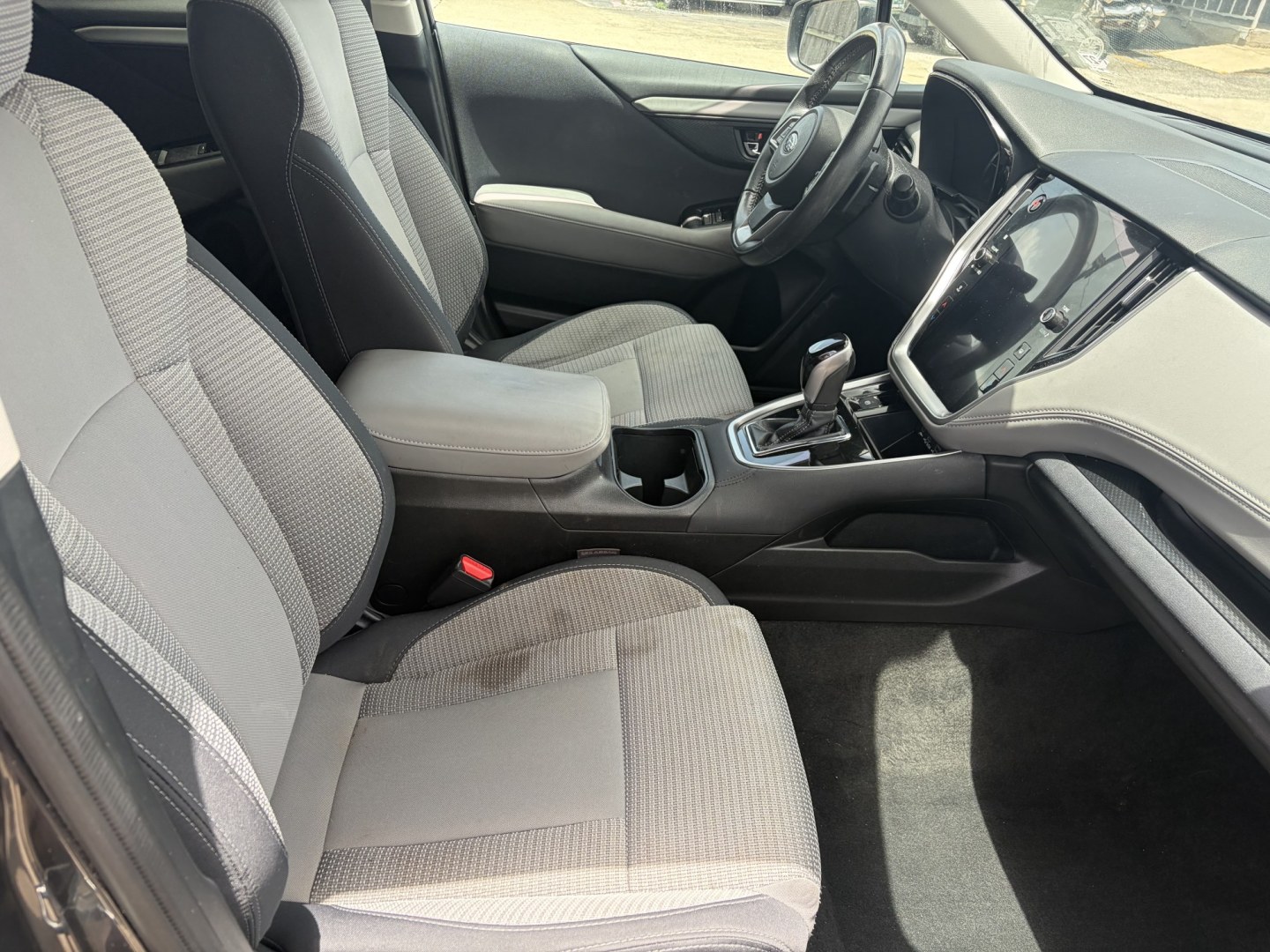 2023 Gray Subaru Outback Premium (4S4BTAFC7P3) with an 2.5L H4 DOHC 16V engine, CVT transmission, located at 1687 Business 35 S, New Braunfels, TX, 78130, (830) 625-7159, 29.655487, -98.051491- Photo#2