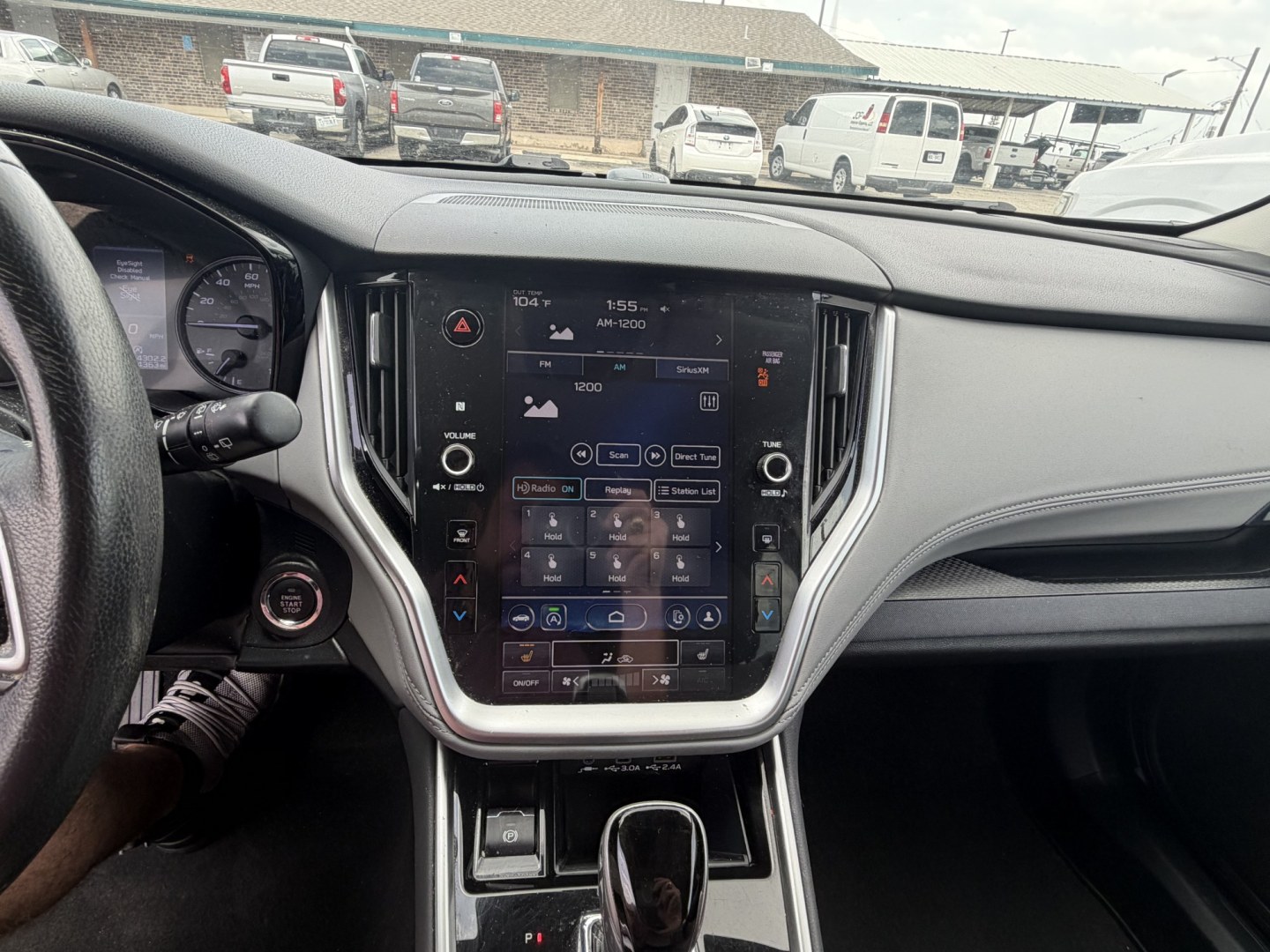 2023 Gray Subaru Outback Premium (4S4BTAFC7P3) with an 2.5L H4 DOHC 16V engine, CVT transmission, located at 1687 Business 35 S, New Braunfels, TX, 78130, (830) 625-7159, 29.655487, -98.051491- Photo#11