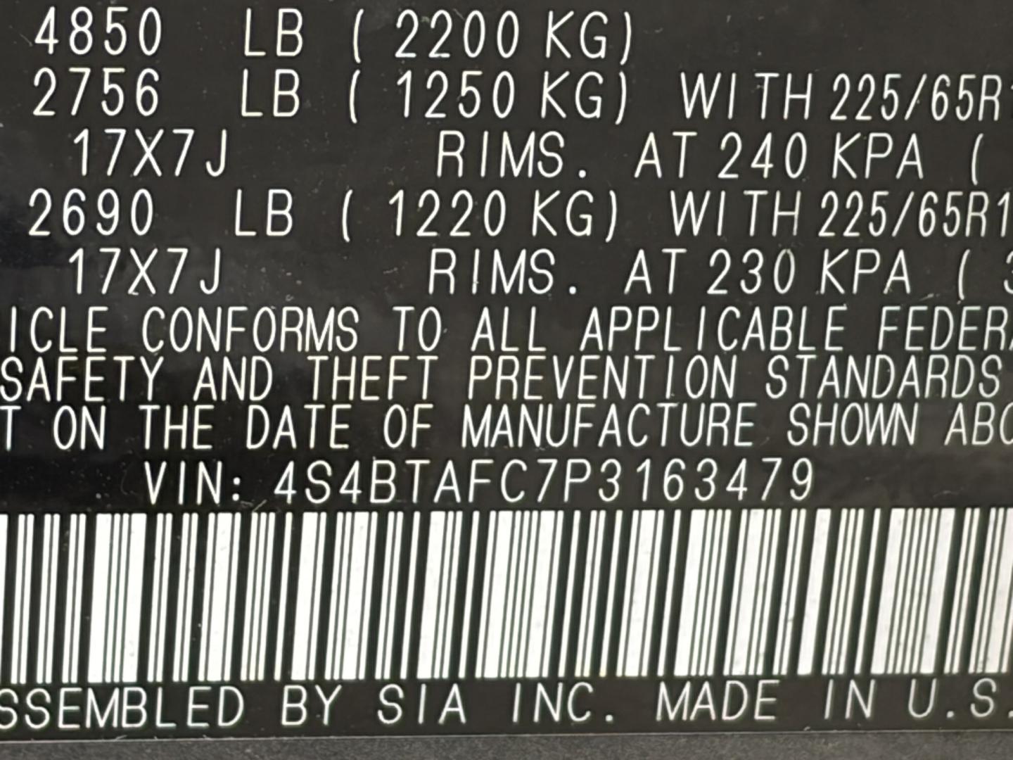 2023 Gray Subaru Outback Premium (4S4BTAFC7P3) with an 2.5L H4 DOHC 16V engine, CVT transmission, located at 1687 Business 35 S, New Braunfels, TX, 78130, (830) 625-7159, 29.655487, -98.051491- Photo#13
