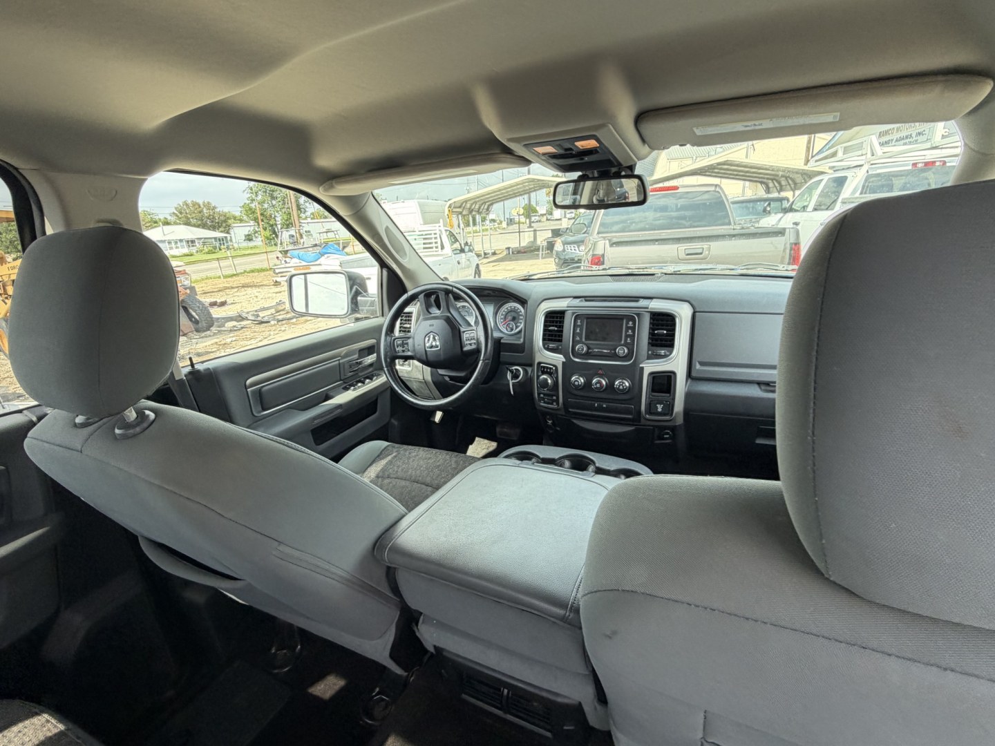 2015 Blue RAM 1500 SLT Crew Cab SWB 4WD (1C6RR7LT5FS) with an 5.7L V8 OHV 16V engine, 6-Speed Automatic transmission, located at 1687 Business 35 S, New Braunfels, TX, 78130, (830) 625-7159, 29.655487, -98.051491- Photo#5