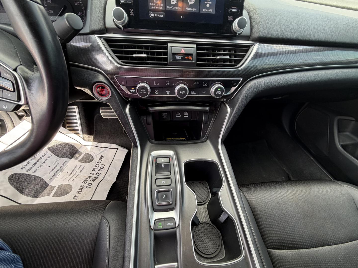 2022 Gray Honda Accord Sport 2.0T (1HGCV2F32NA) with an 2.0L L4 DOHC 16V TURBO engine, 10A transmission, located at 1687 Business 35 S, New Braunfels, TX, 78130, (830) 625-7159, 29.655487, -98.051491- Photo#12