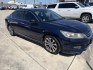 2014 Blue Honda Accord Sport Sedan CVT (1HGCR2F51EA) with an 2.4L L4 DOHC 16V engine, Continuously Variable Transmission transmission, located at 1687 Business 35 S, New Braunfels, TX, 78130, (830) 625-7159, 29.655487, -98.051491- Photo#1