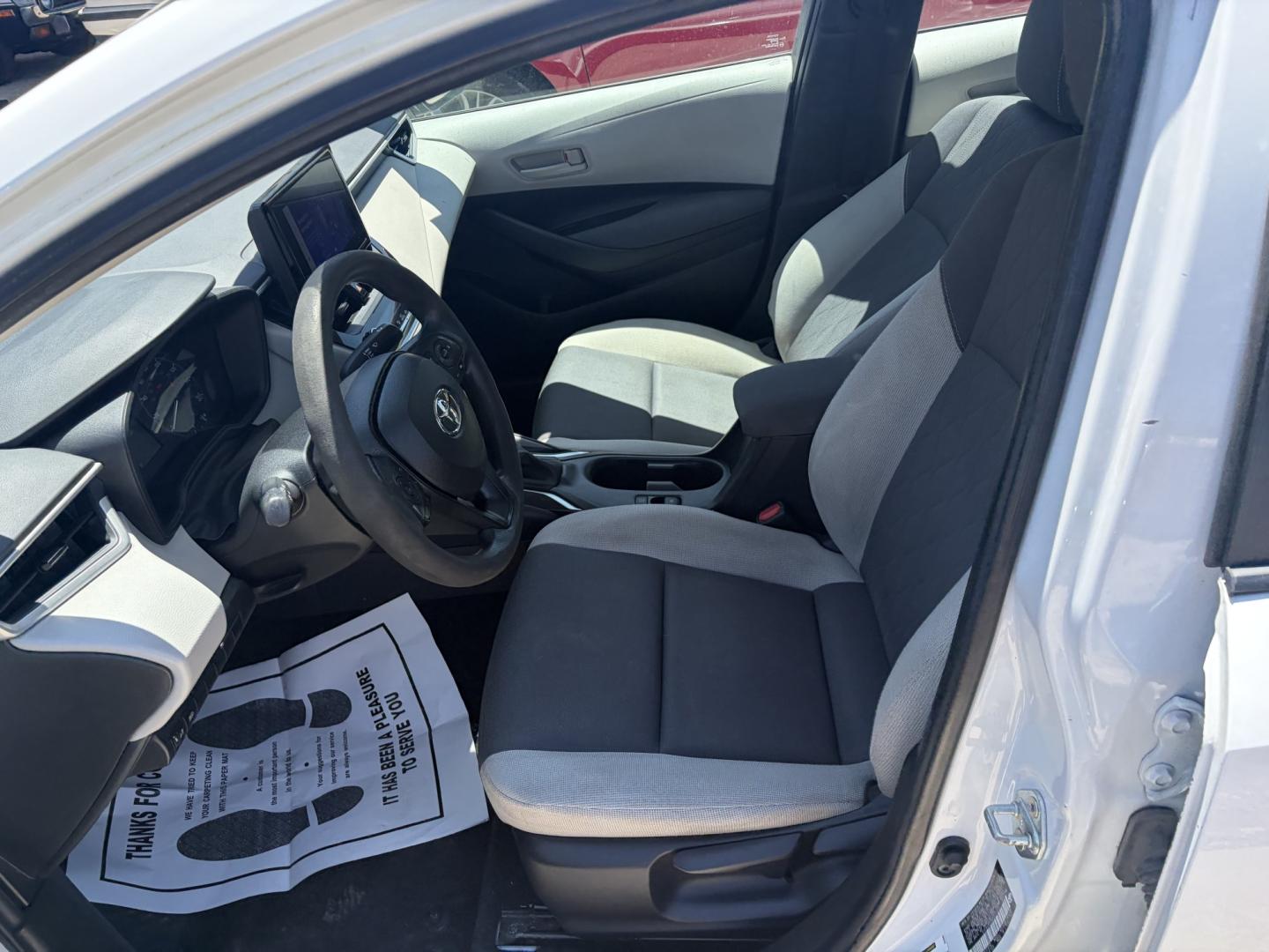 2023 White Toyota Corolla LE (5YFB4MDE6PP) with an 2.0L L4 DOHC 16V engine, CVT transmission, located at 1687 Business 35 S, New Braunfels, TX, 78130, (830) 625-7159, 29.655487, -98.051491- Photo#10