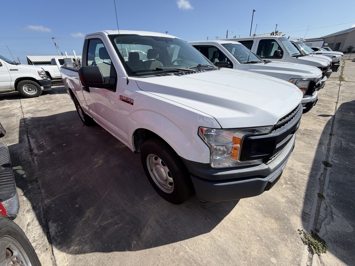 2018 White Ford F-150 XL 8-ft. Bed 2WD (1FTMF1CB9JK) with an 3.3L V6 DOHC 24V engine, 6A transmission, located at 1687 Business 35 S, New Braunfels, TX, 78130, (830) 625-7159, 29.655487, -98.051491- Photo#1