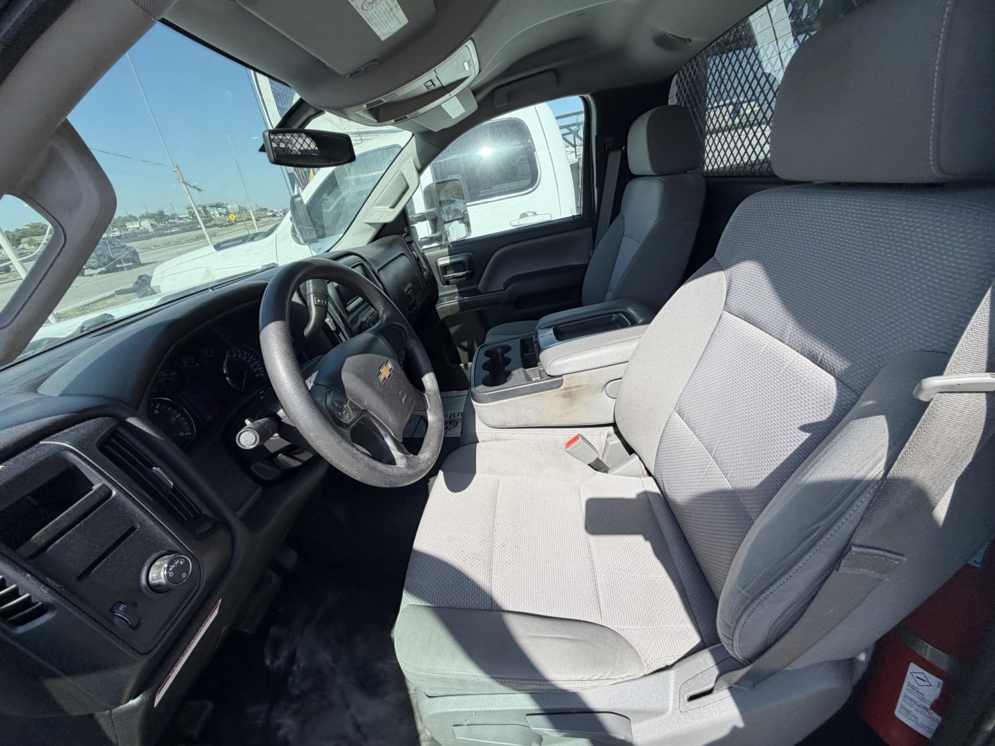 2015 White Chevrolet Silverado 2500HD Work Truck Long Box 2WD (1GC0CUEG4FZ) with an 6.0L V8 OHV 16V FFV engine, 6A transmission, located at 1687 Business 35 S, New Braunfels, TX, 78130, (830) 625-7159, 29.655487, -98.051491- Photo#8