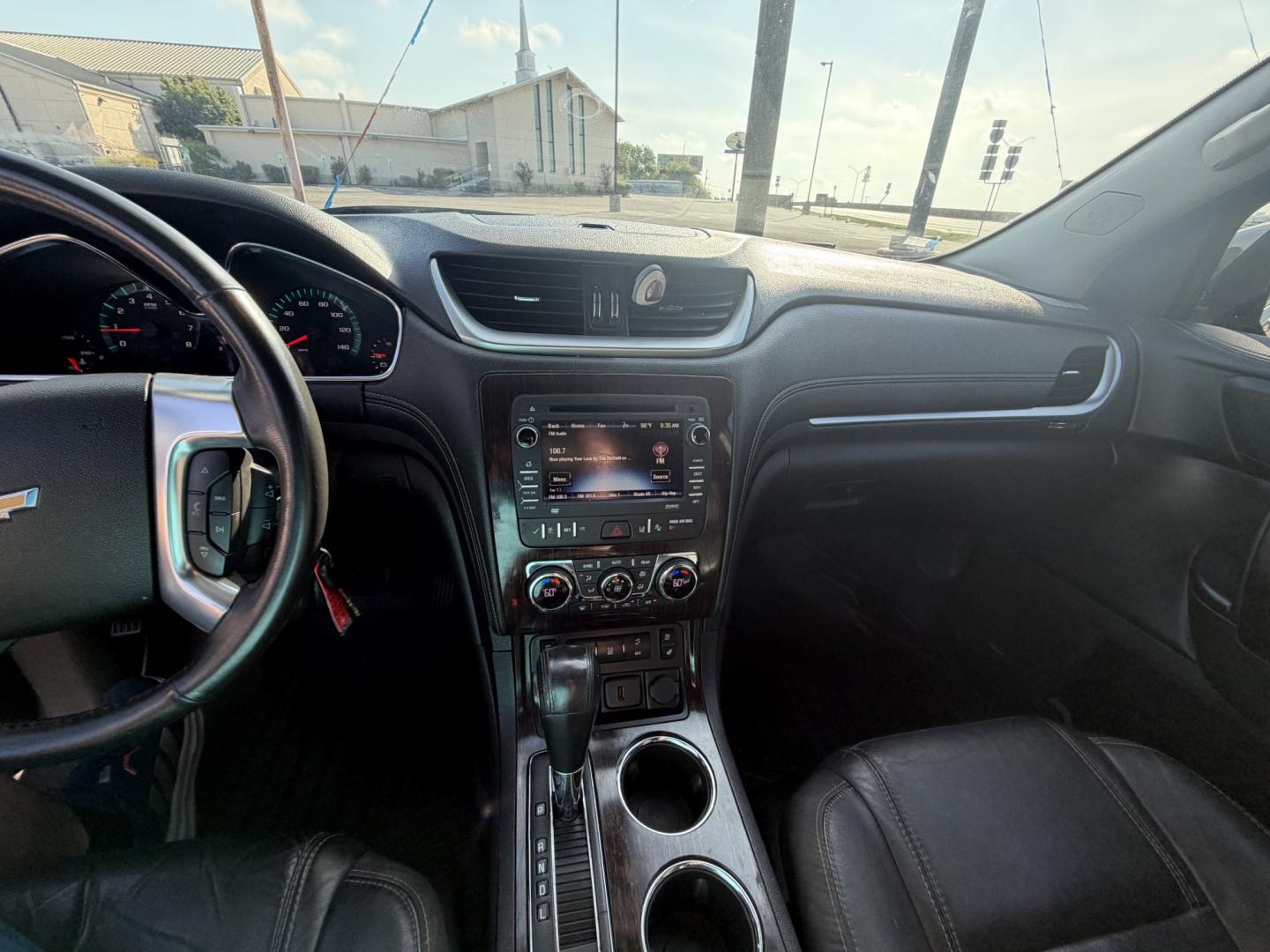 2016 Black Chevrolet Traverse LTZ FWD (1GNKRJKD4GJ) with an 3.6L V6 DOHC 24V engine, 6A transmission, located at 1687 Business 35 S, New Braunfels, TX, 78130, (830) 625-7159, 29.655487, -98.051491- Photo#14