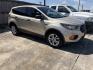 2018 Gold Ford Escape S FWD (1FMCU0F78JU) with an 2.5L L4 DOHC 16V engine, 6A transmission, located at 1687 Business 35 S, New Braunfels, TX, 78130, (830) 625-7159, 29.655487, -98.051491- Photo#1