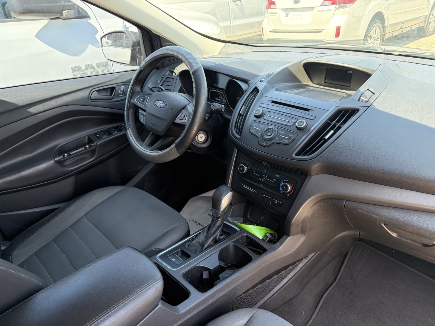 2018 Gold Ford Escape S FWD (1FMCU0F78JU) with an 2.5L L4 DOHC 16V engine, 6A transmission, located at 1687 Business 35 S, New Braunfels, TX, 78130, (830) 625-7159, 29.655487, -98.051491- Photo#3
