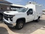 2022 White Chevrolet Silverado 2500HD Work Truck 2WD (1GC0WLE7XNF) with an 6.6L V8 OHV 16 engine, 6A transmission, located at 1687 Business 35 S, New Braunfels, TX, 78130, (830) 625-7159, 29.655487, -98.051491- Photo#0