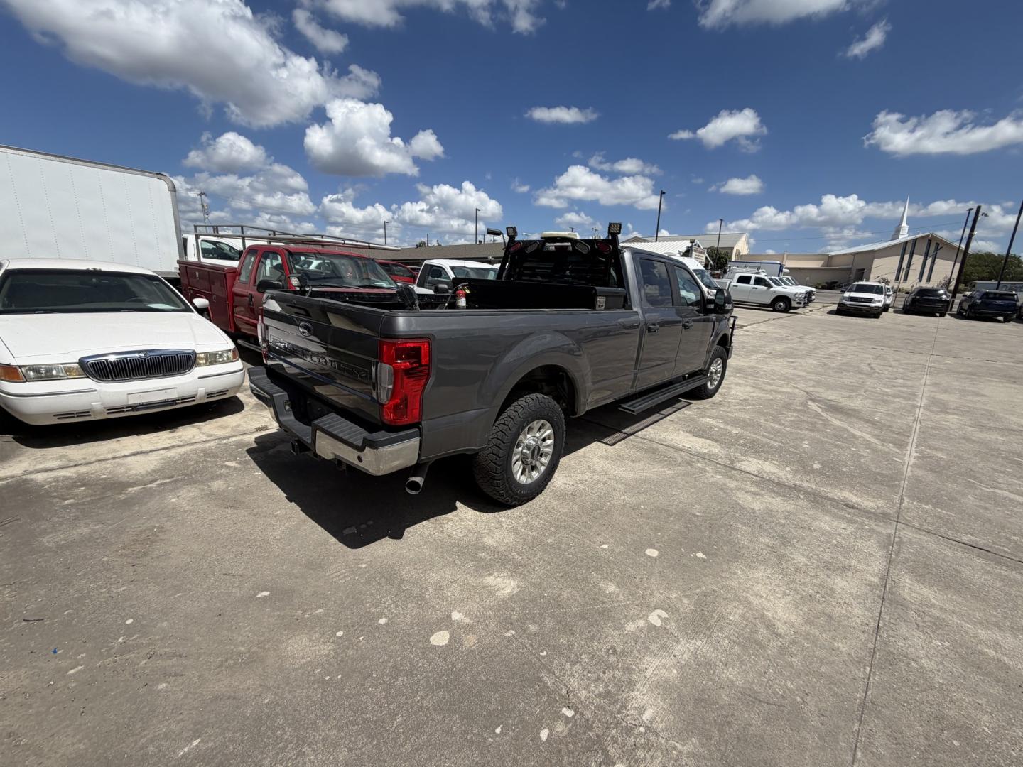 2022 Gray Ford F-350 SD STX Crew Cab Long Bed 4WD (1FT7W3BN1NE) with an 7.3L V8 OHV 16V engine, 6A transmission, located at 1687 Business 35 S, New Braunfels, TX, 78130, (830) 625-7159, 29.655487, -98.051491- Photo#6