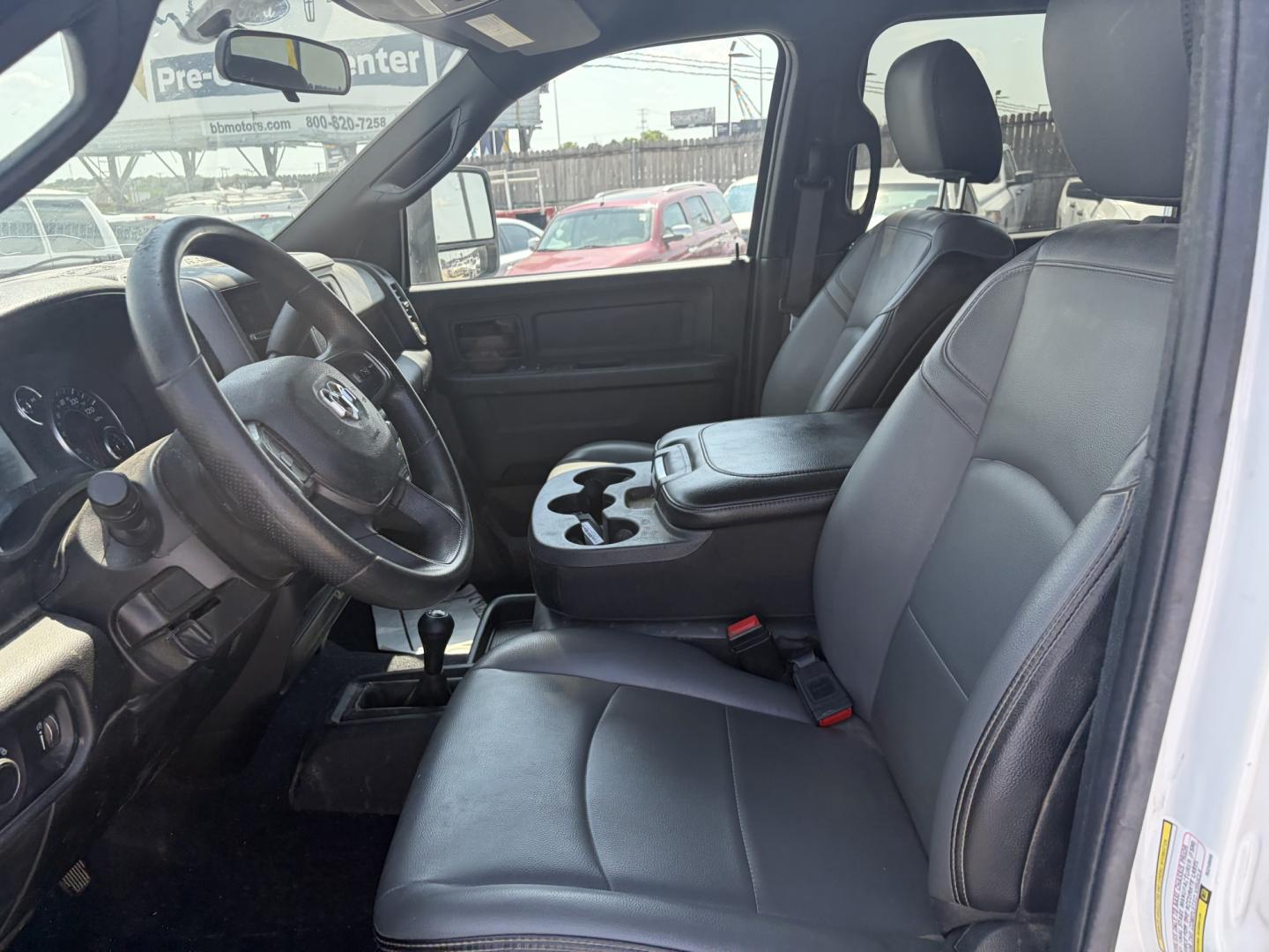 2024 White RAM 3500 Crew Cab 4WD DRW (3C7WRTCL0RG) with an 6.7L L6 OHV 24V TURBO DIESEL engine, 6A transmission, located at 1687 Business 35 S, New Braunfels, TX, 78130, (830) 625-7159, 29.655487, -98.051491- Photo#14