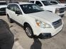 2014 White Subaru Outback 2.5i (4S4BRCAC0E1) with an 2.5L H4 DOHC 16V engine, located at 1687 Business 35 S, New Braunfels, TX, 78130, (830) 625-7159, 29.655487, -98.051491- Photo#1