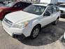 2014 White Subaru Outback 2.5i (4S4BRCAC0E1) with an 2.5L H4 DOHC 16V engine, located at 1687 Business 35 S, New Braunfels, TX, 78130, (830) 625-7159, 29.655487, -98.051491- Photo#0