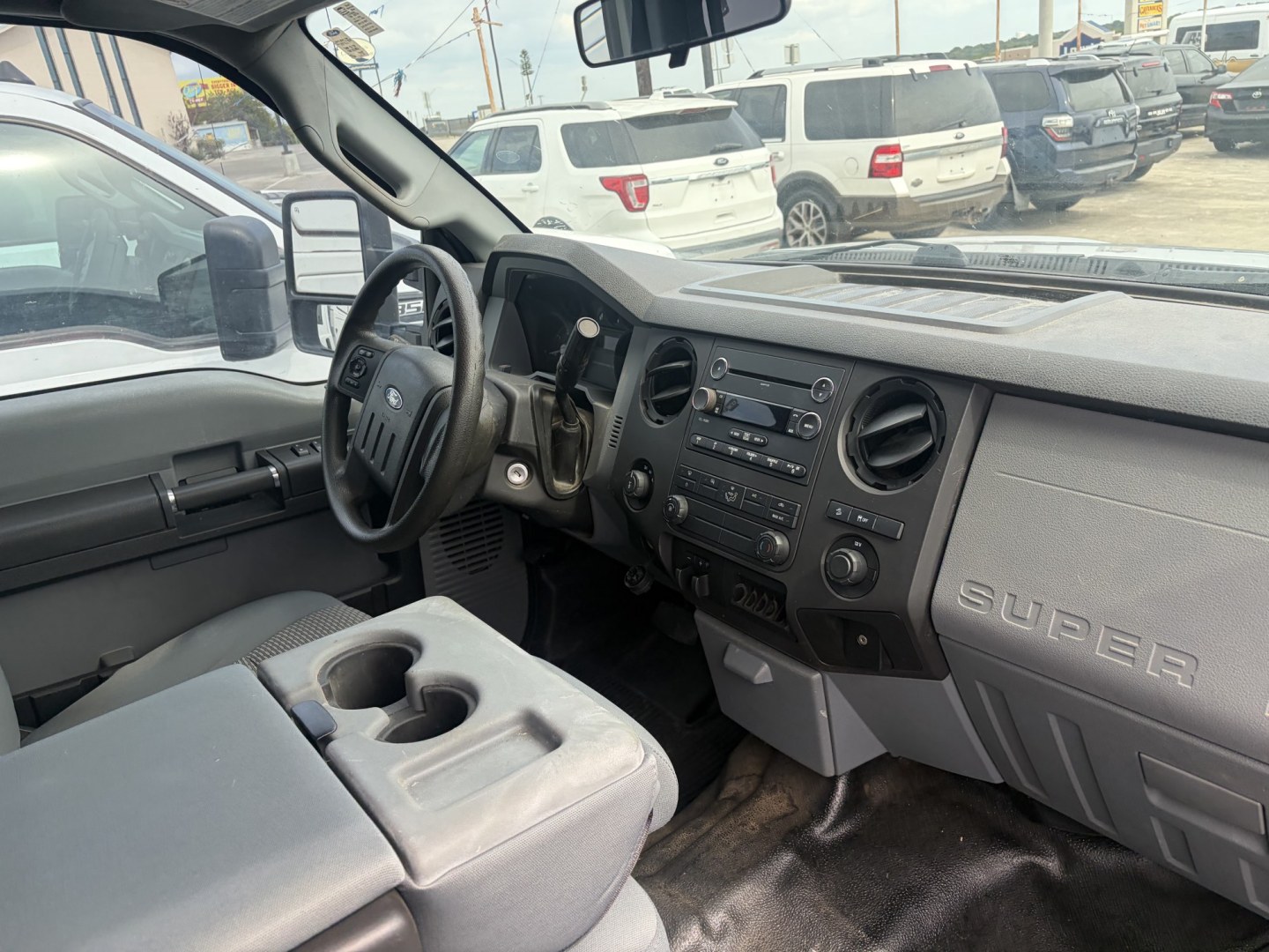 2013 Silver Ford F-350 SD XL Crew Cab 4WD (1FT8W3BT0DE) with an 6.7L V8 OHV 16V DIESEL engine, 6-Speed Automatic transmission, located at 1687 Business 35 S, New Braunfels, TX, 78130, (830) 625-7159, 29.655487, -98.051491- Photo#3