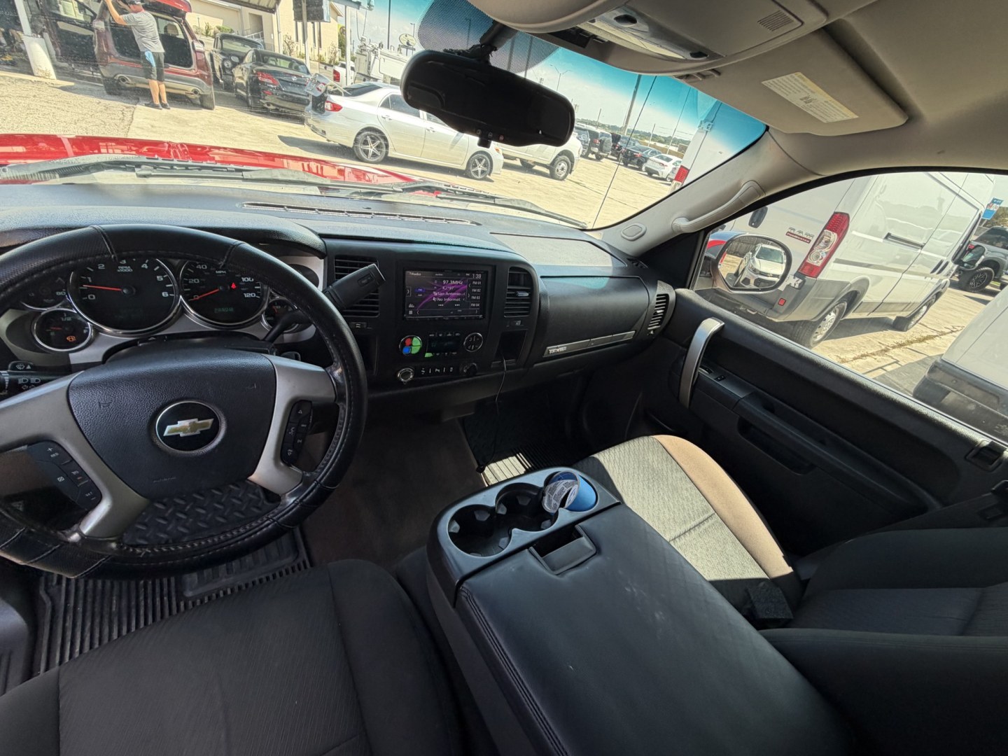 2013 Red Chevrolet Silverado 1500 LT Crew Cab 2WD (3GCPCSE0XDG) with an 5.3L V8 OHV 16V FFV engine, 6-Speed Automatic transmission, located at 1687 Business 35 S, New Braunfels, TX, 78130, (830) 625-7159, 29.655487, -98.051491- Photo#12