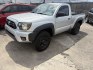2013 Silver Toyota Tacoma Regular Cab 4WD (5TFPX4EN7DX) with an 2.7L L4 DOHC 16V engine, 5-Speed Manual transmission, located at 1687 Business 35 S, New Braunfels, TX, 78130, (830) 625-7159, 29.655487, -98.051491- Photo#0