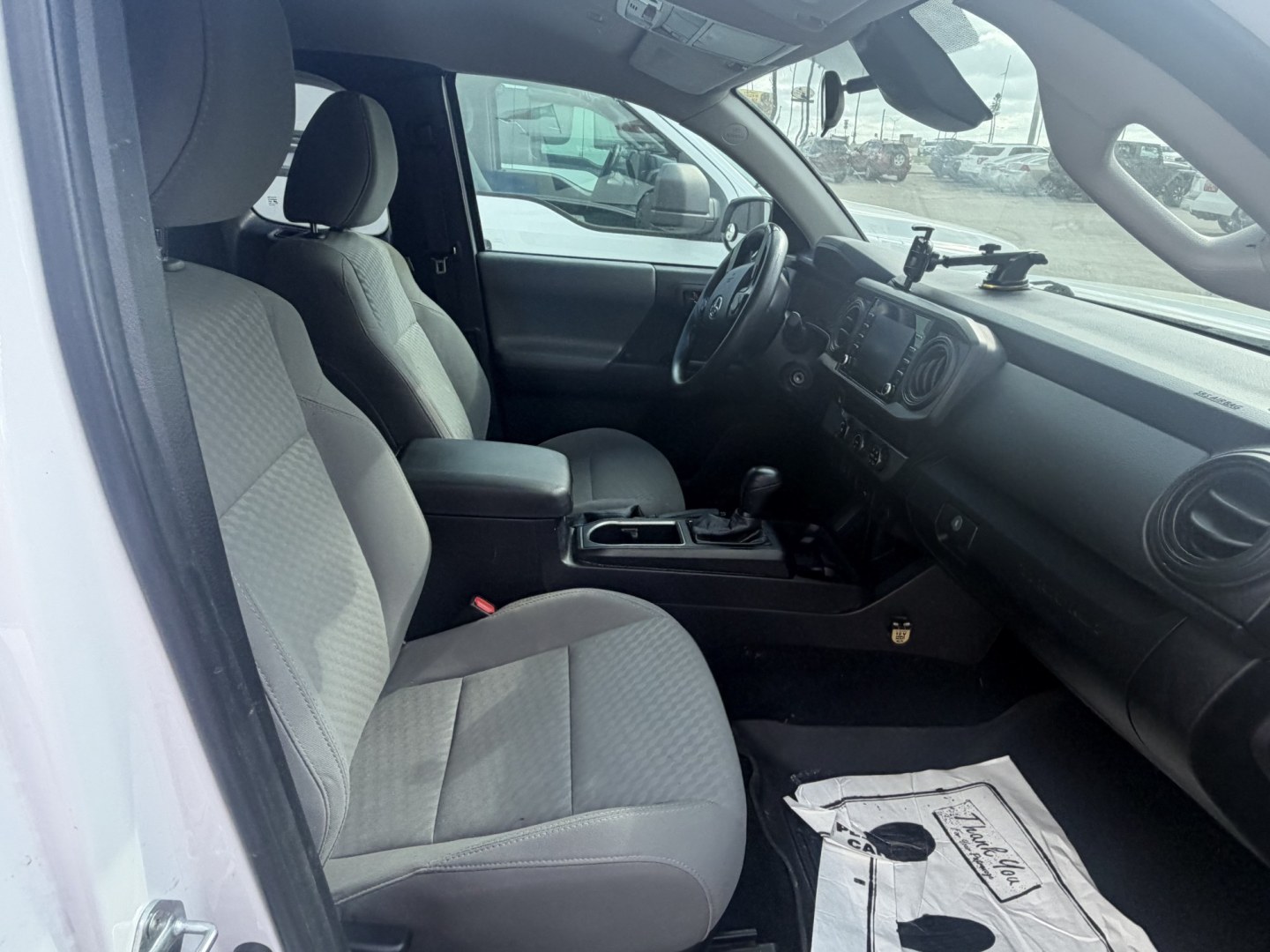 2023 White Toyota Tacoma SR5 Access Cab I4 6AT 2WD (3TYRX5GN4PT) with an 2.7L L4 DOHC 16V engine, 6A transmission, located at 1687 Business 35 S, New Braunfels, TX, 78130, (830) 625-7159, 29.655487, -98.051491- Photo#2