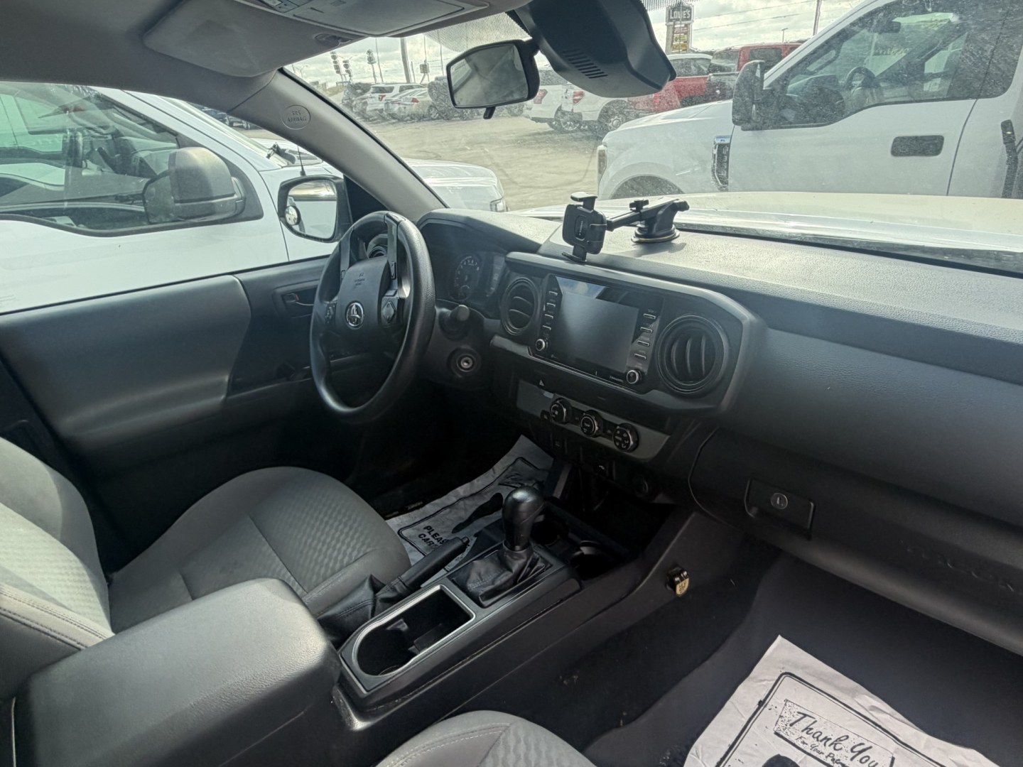2023 White Toyota Tacoma SR5 Access Cab I4 6AT 2WD (3TYRX5GN4PT) with an 2.7L L4 DOHC 16V engine, 6A transmission, located at 1687 Business 35 S, New Braunfels, TX, 78130, (830) 625-7159, 29.655487, -98.051491- Photo#3