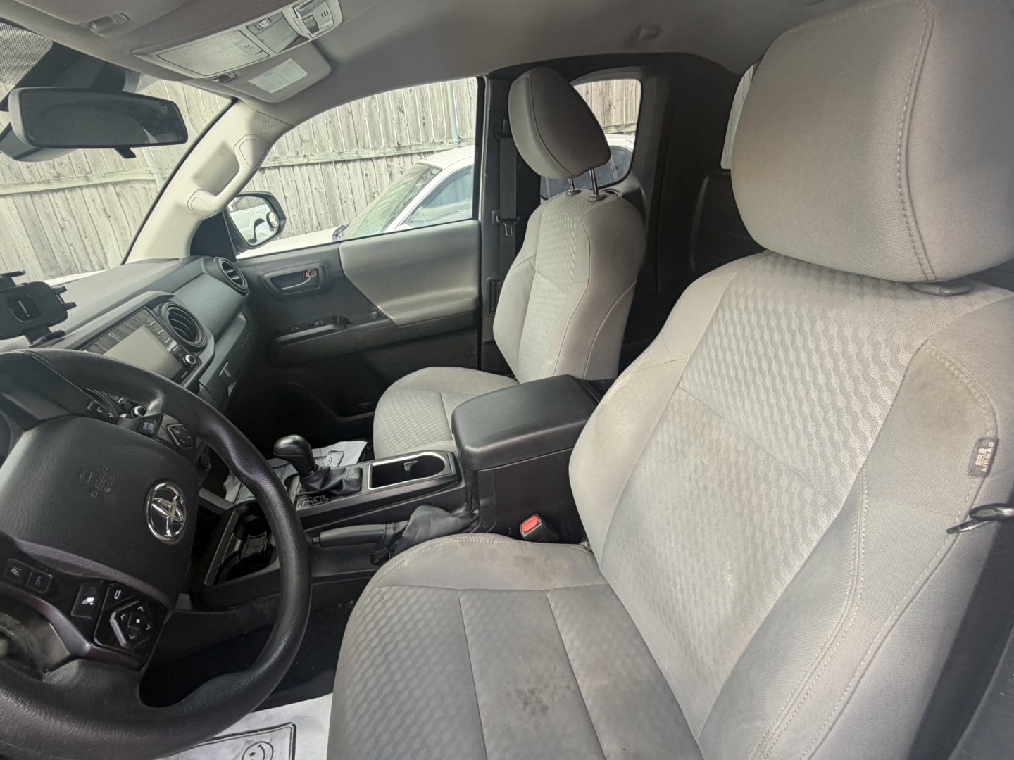 2023 White Toyota Tacoma SR5 Access Cab I4 6AT 2WD (3TYRX5GN4PT) with an 2.7L L4 DOHC 16V engine, 6A transmission, located at 1687 Business 35 S, New Braunfels, TX, 78130, (830) 625-7159, 29.655487, -98.051491- Photo#13