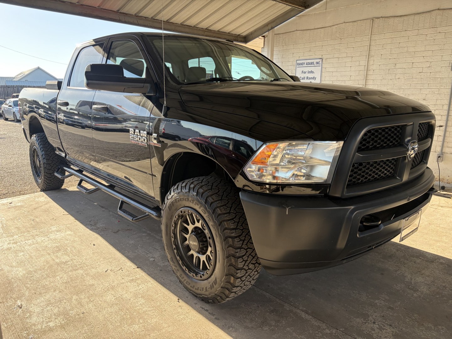 2014 Black Ram 2500 ST Crew Cab SWB 4WD (3C6UR5CL3EG) with an 6.7L L6 OHV 24V TURBO DIESEL engine, 6A transmission, located at 1687 Business 35 S, New Braunfels, TX, 78130, (830) 625-7159, 29.655487, -98.051491- Photo#1