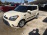 2012 White Kia Soul Base (KNDJT2A50C7) with an 1.6L L4 DOHC 16V engine, 5-Speed Manual transmission, located at 1687 Business 35 S, New Braunfels, TX, 78130, (830) 625-7159, 29.655487, -98.051491- Photo#1